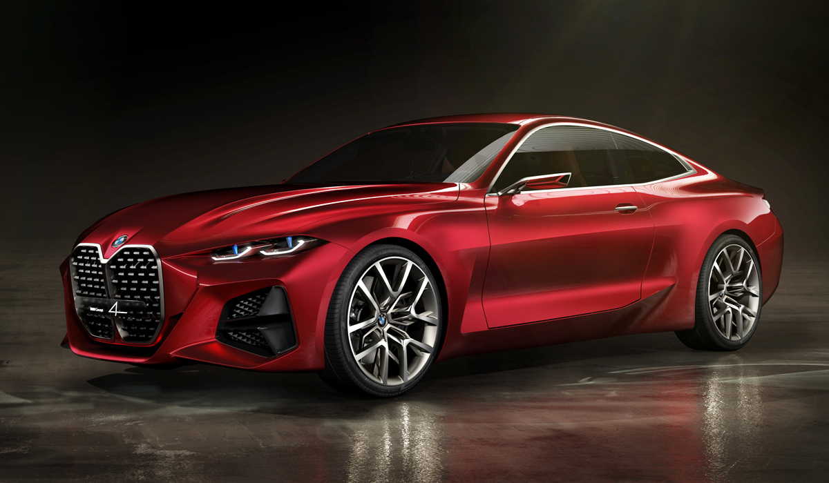 BMW Concept 4 намекает на облик будущего купе 4-й серии, но внимание поклонников марки опять сфокусировано на оформлении передней части: каждая новый концепт BMW стремится переплюнуть предыдущий по размеру ноздрей BMW Concept 4 намекает на облик будущего купе 4-й серии, но внимание поклонников марки опять сфокусировано на оформлении передней части: каждая новый концепт BMW стремится переплюнуть предыдущий по размеру ноздрей