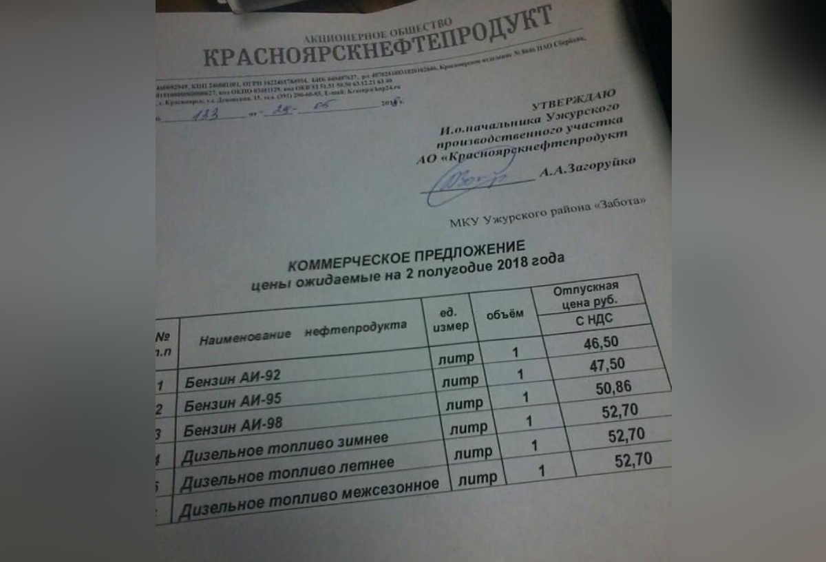 Кто-то сфотографировал официальное коммерческое предложение и выложил в Сеть — на КНП ничего не комментируют Кто-то сфотографировал официальное коммерческое предложение и выложил в Сеть — на КНП ничего не комментируют