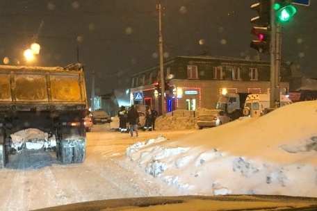 Авария случилась на перекрёстке с Пролетарской Авария случилась на перекрёстке с Пролетарской