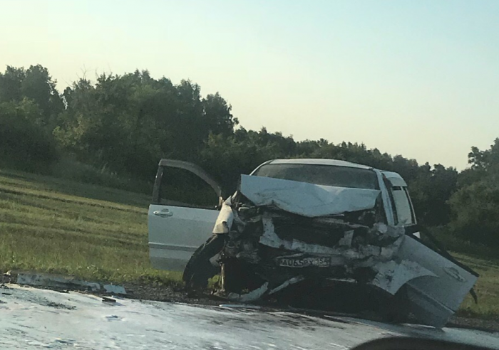 Авария случилась на Ордынском шоссе Авария случилась на Ордынском шоссе