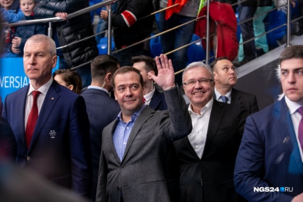Дмитрий Медведев покинул Красноярск Дмитрий Медведев покинул Красноярск