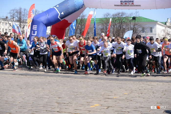 Момент старта у взрослых Момент старта у взрослых