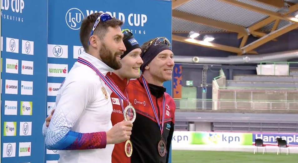 Архангелогородец завоевал серебро на Кубке мира по конькобежному спорту