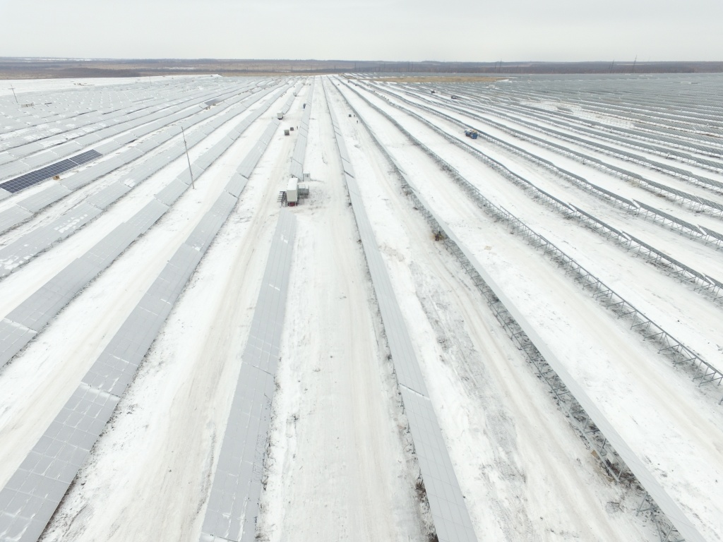 В Самарской области построили крупнейшую в России солнечную электростанцию