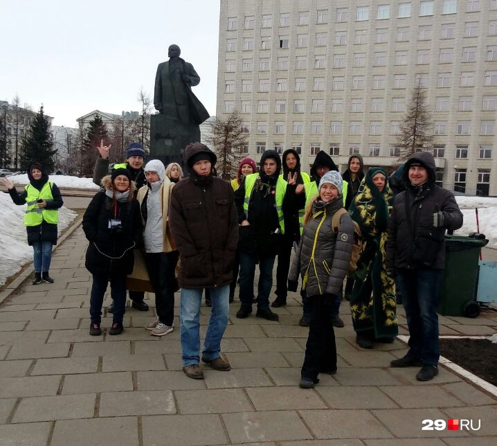 В Архангельске продолжается бессрочный протест В Архангельске продолжается бессрочный протест