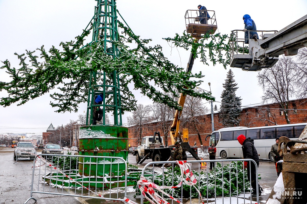 Центр Нижнего Новгорода займут новогодние городки. Транспорт пустят в объезд