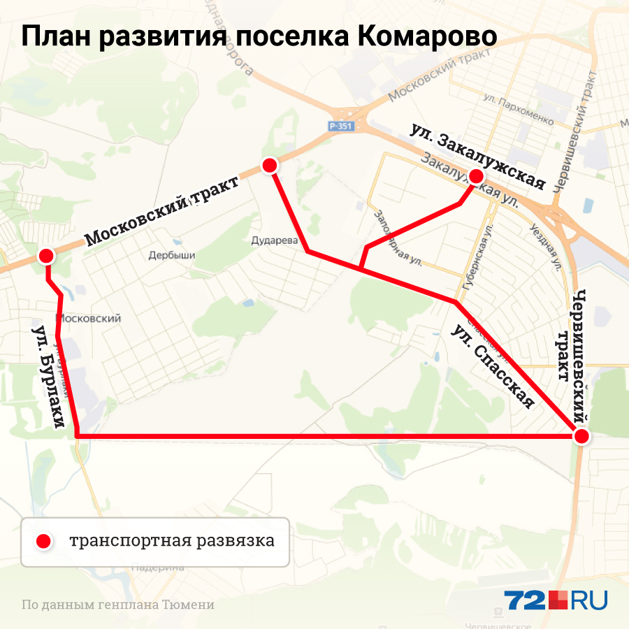 В планах властей — соединить Червишевский и Московский тракты. В одном месте дорога пойдет по улице Бурлаки, в другом — по Спасской В планах властей — соединить Червишевский и Московский тракты. В одном месте дорога пойдет по улице Бурлаки, в другом — по Спасской