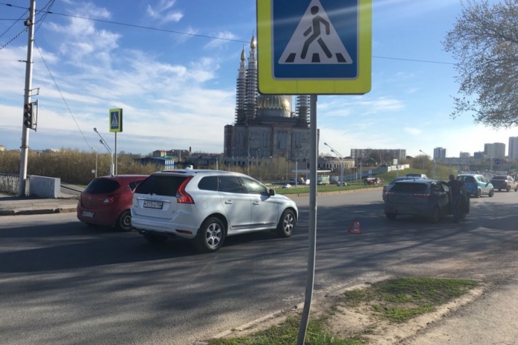 Пешеходный переход был в нескольких метрах от места аварии Пешеходный переход был в нескольких метрах от места аварии