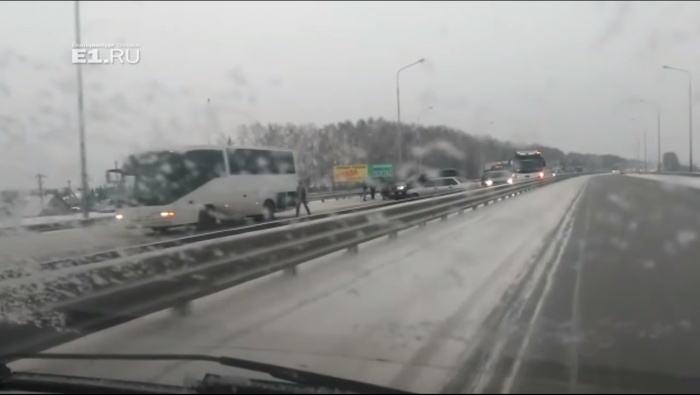 Последствия ДТП попали на видео Последствия ДТП попали на видео