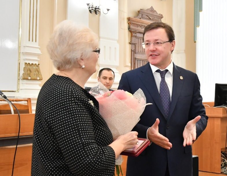 Председателя Самарского областного суда Любовь Дроздову наградили за заслуги