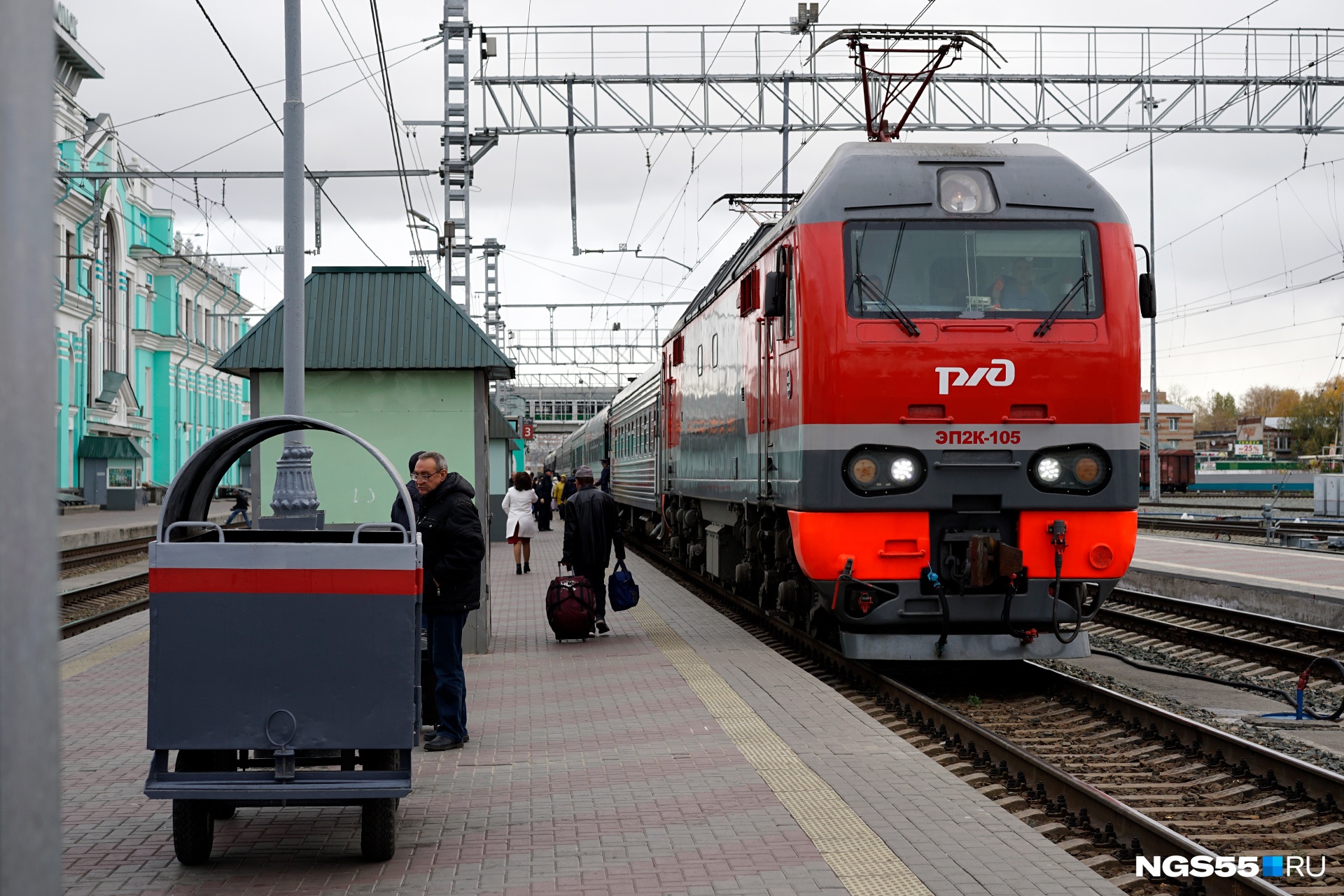 В декабре из Омска поедут прямые поезда до Владивостока