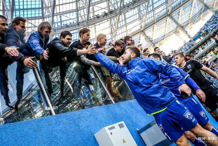 Футболисты обещали радовать нижегородцев своей игрой