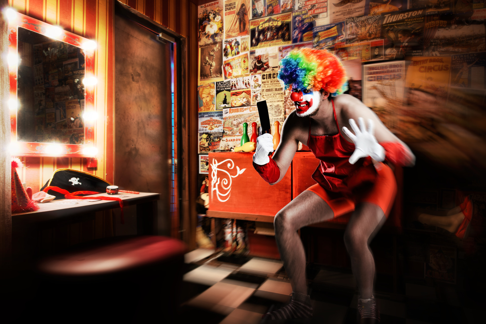 Клоуны часто становятся героями ужастиков и компьютерных игр на тему мистики