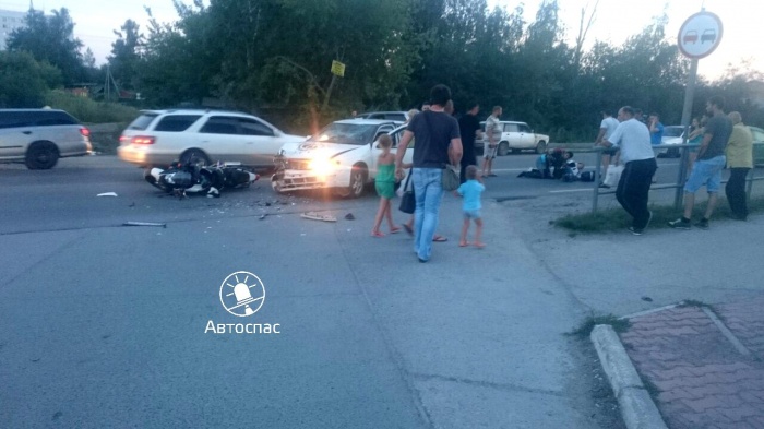 Место аварии на ул. Балтийской Место аварии на ул. Балтийской