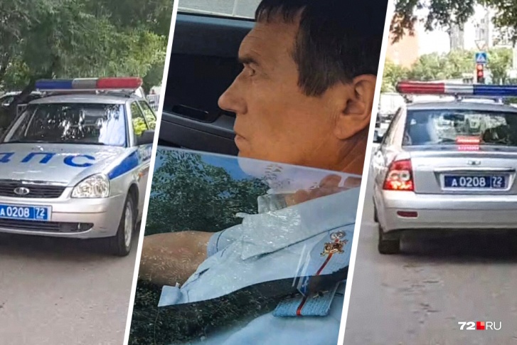 На этом служебном автомобиле инспектор нарушил Правила дорожного движения. Прохожий снял это на камеру мобильного телефона На этом служебном автомобиле инспектор нарушил Правила дорожного движения. Прохожий снял это на камеру мобильного телефона