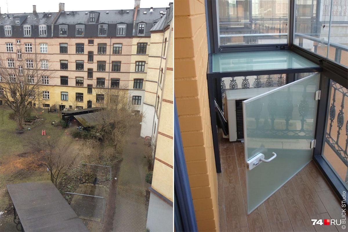 Кондиционеры в зданиях прячут на балконах, чтобы не портить облик фасадов