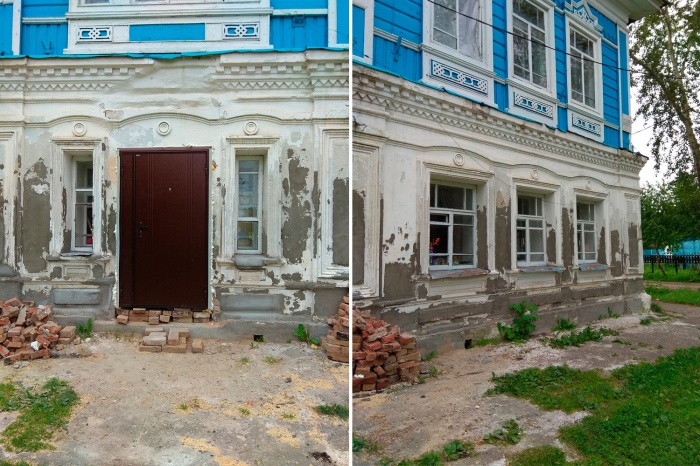 На левой части снимка — железная дверь, которую поставил местный житель На левой части снимка — железная дверь, которую поставил местный житель