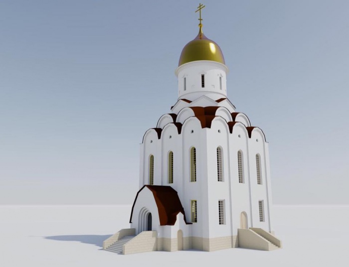 Эскиз нового храма Эскиз нового храма