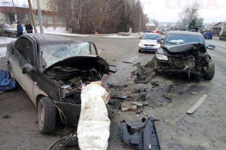 В таком состоянии были автомобили после аварии В таком состоянии были автомобили после аварии