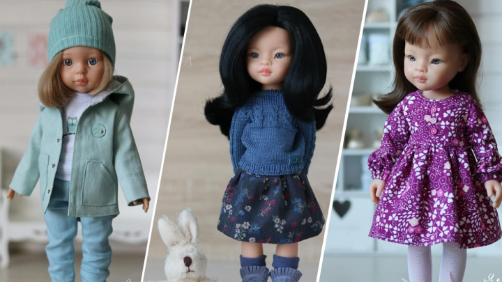 Вот это куколка: мать троих детей из Омска шьет стильную одежду для испанских игрушек