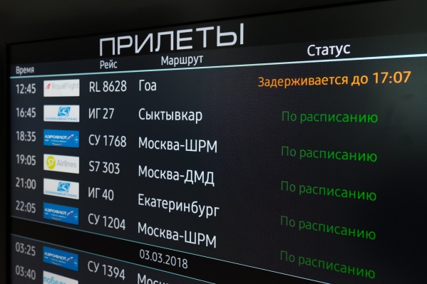 За один день пермский аэропорт принял два незапланированных рейса За один день пермский аэропорт принял два незапланированных рейса