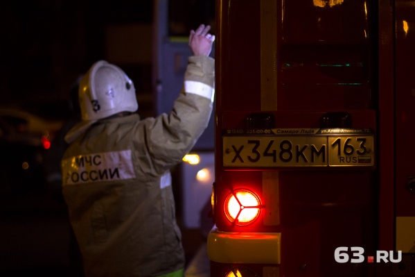 На пожар выезжали два расчета На пожар выезжали два расчета
