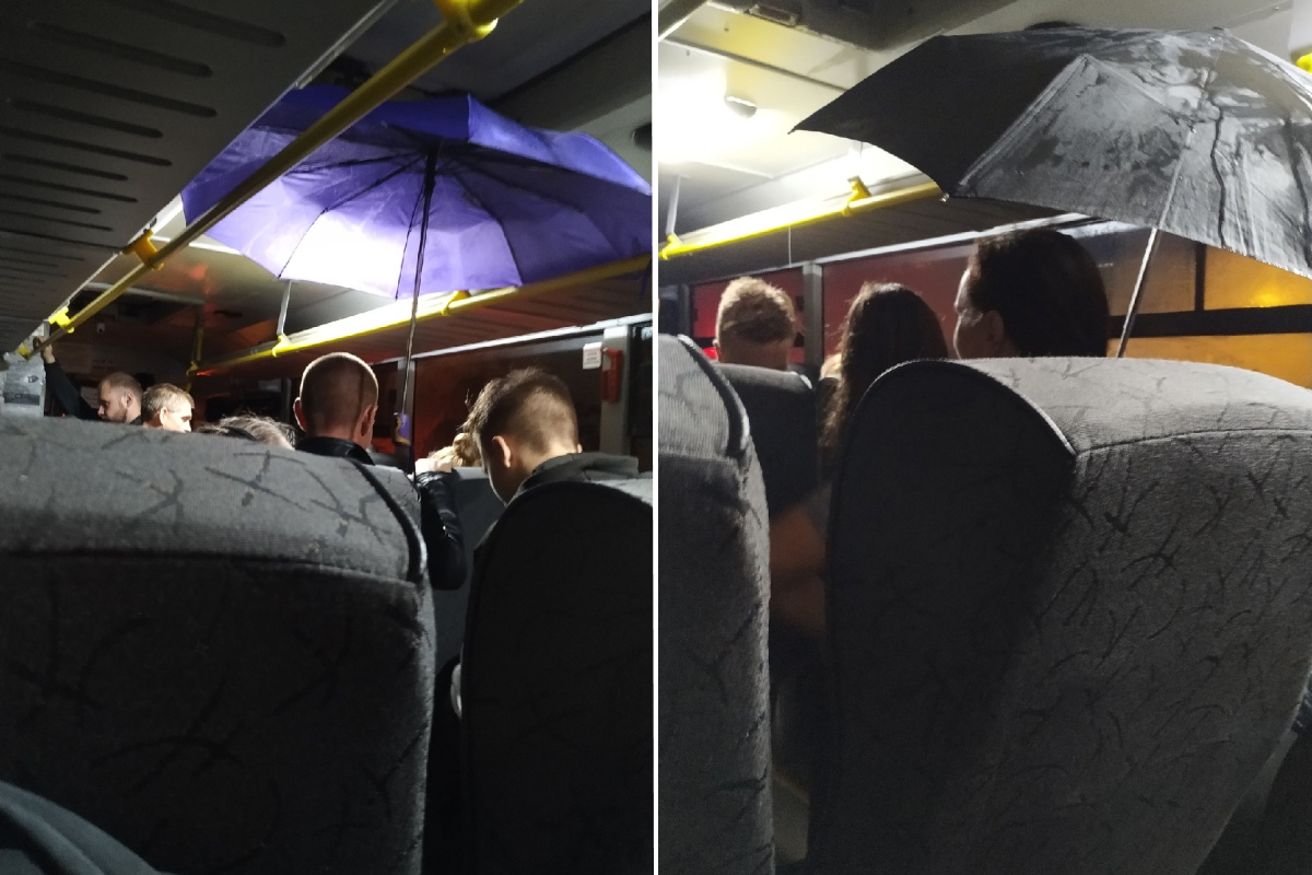 Этот кадр сделал наш читатель в маршруте 117, который едет из Тюмени в Онохино Этот кадр сделал наш читатель в маршруте 117, который едет из Тюмени в Онохино