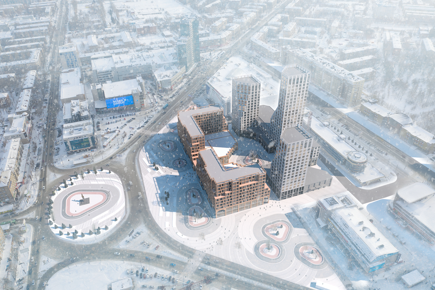 Проект площади Карла Маркса Новосибирск