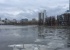 С Городского пруда убрали буровую платформу, которая исследовала дно для Храма-на-воде