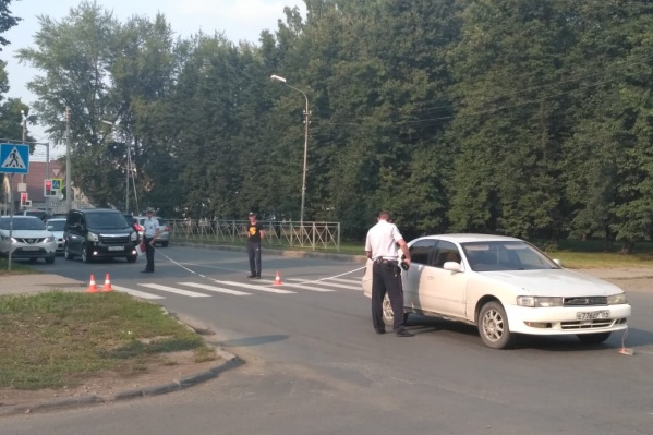 Место ДТП на Петухова Место ДТП на Петухова
