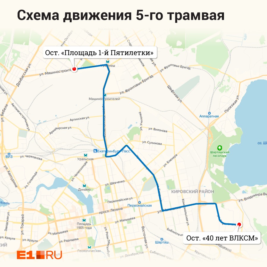Новая схема, по которой с весны начнет курсировать трамвай № 5 Новая схема, по которой с весны начнет курсировать трамвай № 5