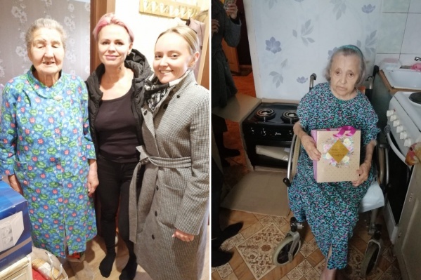 Слева — Марина Александровна, ей 91 год. Справа — Анна Моисеевна Слева — Марина Александровна, ей 91 год. Справа — Анна Моисеевна