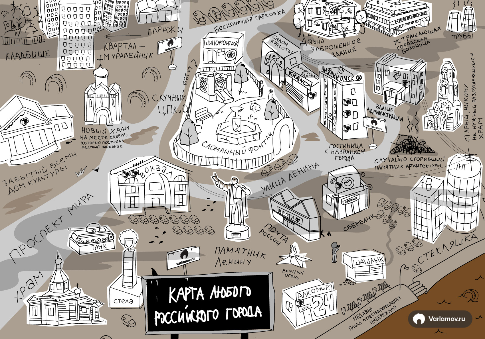 Варламов поместил Нижний Новгород на карту типичного российского города