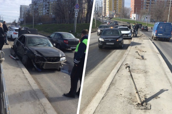 Теперь на разделе только столбики торчат Теперь на разделе только столбики торчат