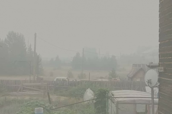 Так выглядит посёлок Ванавара в 15 км от пожара Так выглядит посёлок Ванавара в 15 км от пожара
