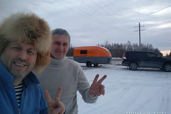В дороге Виктор Ворошилов встретился с единомышленником — Ильясом Абдуллиным В дороге Виктор Ворошилов встретился с единомышленником — Ильясом Абдуллиным