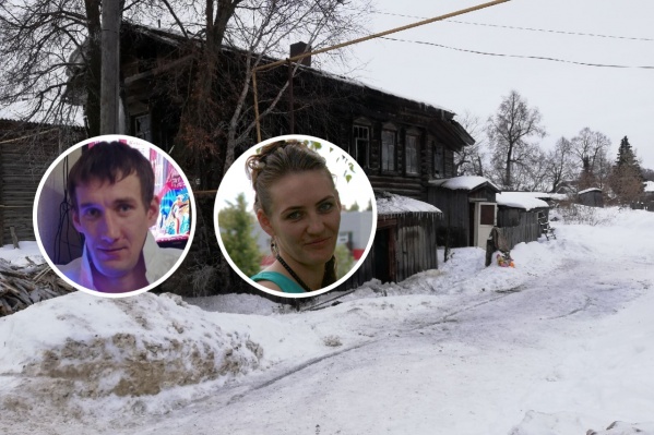 Выгоревший дом в Березовке и местные жители, пытавшиеся спасти детей<br> Выгоревший дом в Березовке и местные жители, пытавшиеся спасти детей<br>