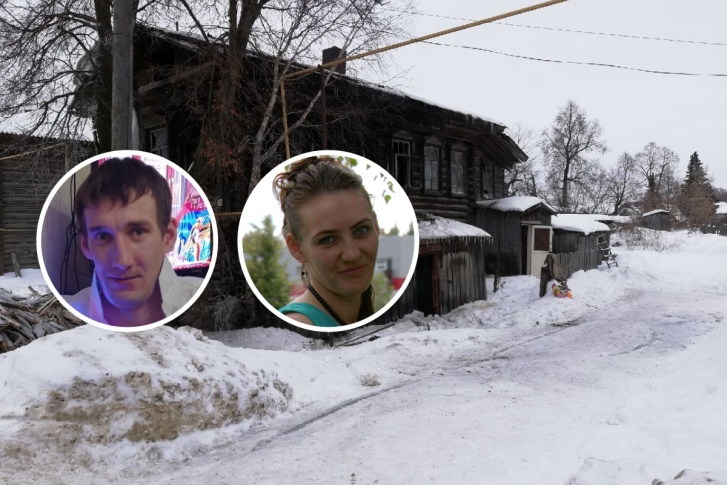 Выгоревший дом в Березовке и местные жители, пытавшиеся спасти детей<br>