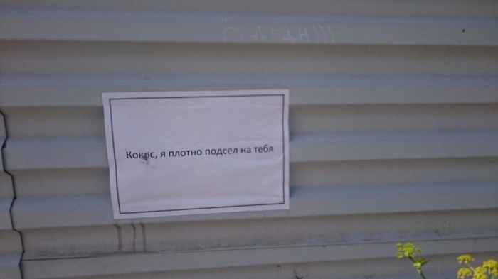 Так сформулировано одно из любовных посланий Так сформулировано одно из любовных посланий