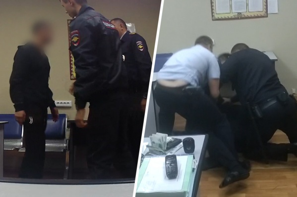 Мужчина продолжил дебоширить и в отделении дежурной части полиции Мужчина продолжил дебоширить и в отделении дежурной части полиции