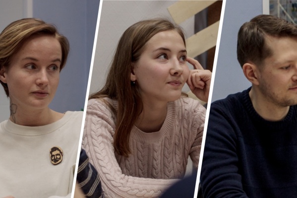 Дарья Дягелец, Екатерина Шуйская и Андрей Феденёв Дарья Дягелец, Екатерина Шуйская и Андрей Феденёв