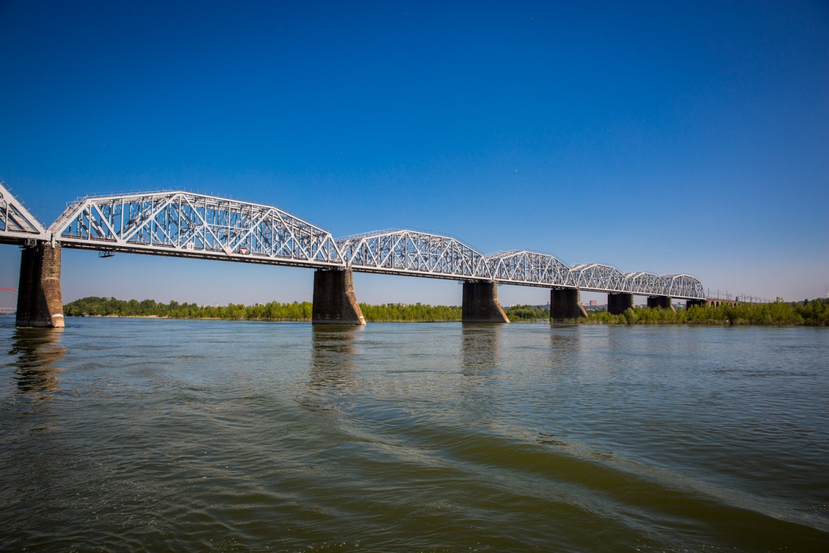 Железнодорожный мост Новосибирск