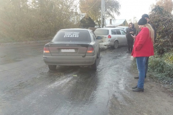 Машины в аварии пострадали не сильно Машины в аварии пострадали не сильно