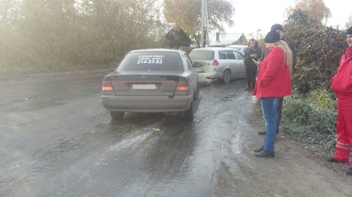 Машины в аварии пострадали не сильно Машины в аварии пострадали не сильно