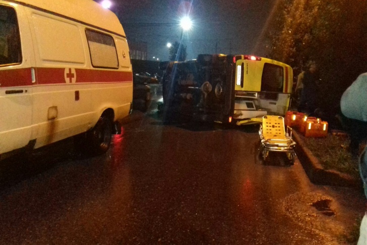 Авария произошла в 23:20 на улице Первомайской Авария произошла в 23:20 на улице Первомайской