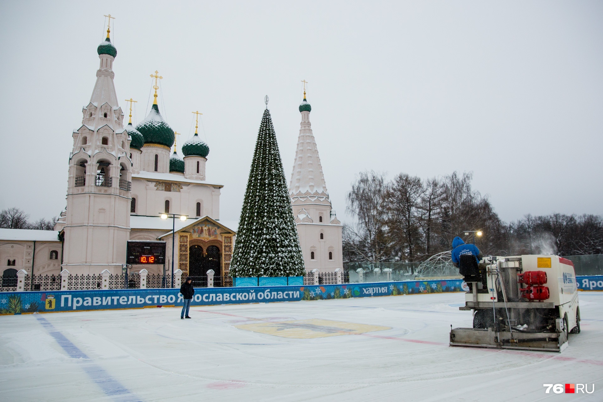 Стало известно, когда откроется каток на Советской площади в Ярославле