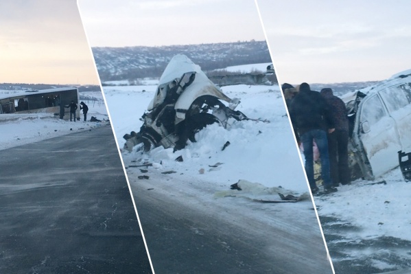 Автобус вылетел в кювет, а у машины оторвало переднюю часть Автобус вылетел в кювет, а у машины оторвало переднюю часть