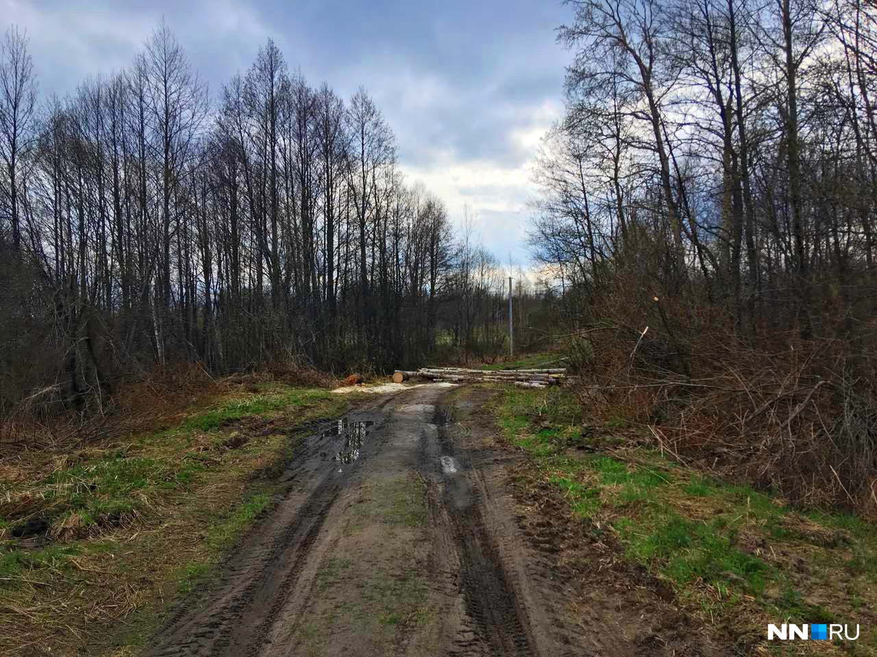 Дорога к скиту через речку Козленец Дорога к скиту через речку Козленец