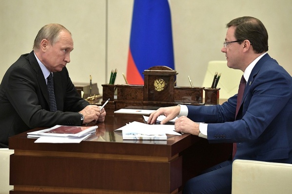 Азаров рассказал Путину, как изменилась Самара Азаров рассказал Путину, как изменилась Самара