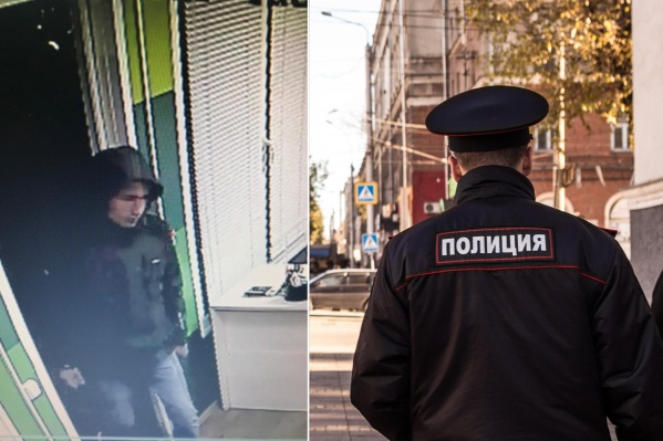 Налётчика сняла камера видеонаблюдения — сейчас его разыскивают полицейские Налётчика сняла камера видеонаблюдения — сейчас его разыскивают полицейские 